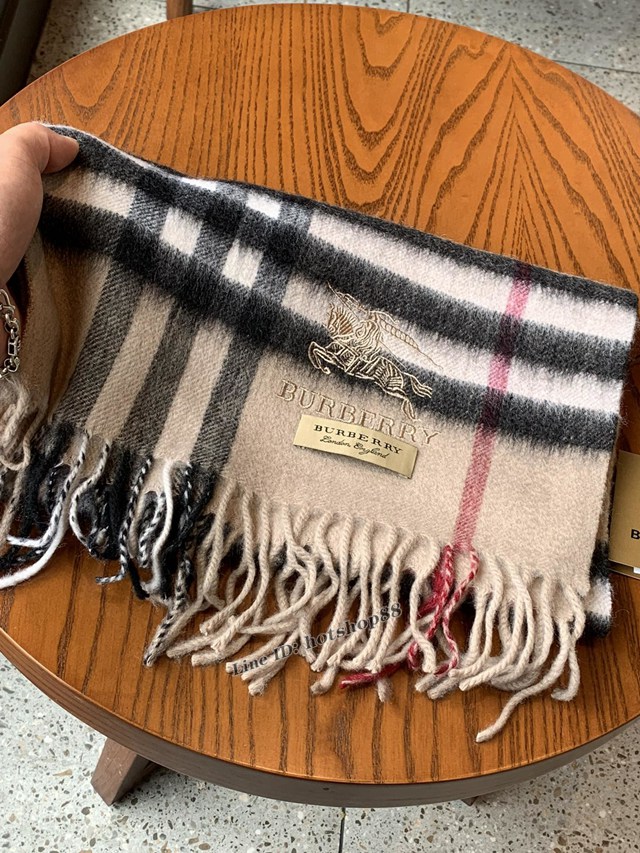 BURBERRY專櫃新款圍巾 巴寶莉經典款羊絨格男女圍巾披肩 mmyj1629